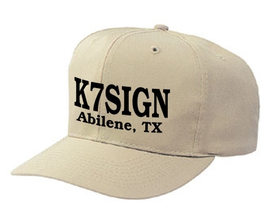 Callsign Cap - Solid Back Callsign Cap - Solid Back